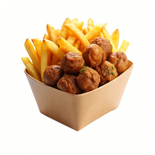Crispy Falafel Box mit Pommes