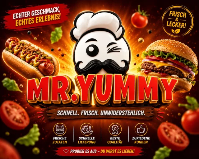 🍔🔥 MR. YUMMY – Geschmack, der begeistert! 🔥🌭Frisch zubereitet, saftig gegrillt und mit besten Zutaten belegt – bei uns bekommst du Burger und Hotdogs, die du nicht vergisst!✅ Frische Zutaten✅ Hausgemachte Qualität✅ Schneller Service✅ Catering & Foodtruck für Events, Firmenfeiern und private VeranstaltungenOb Mittagspause, Familienfeier oder Firmenevent – wir bringen echten Geschmack direkt zu dir!📍 Nagold & Umgebung📧 info@mr-yummy.de🌐 www.mr-yummy.de📲 Instagram: @mr.yummy.de👉 Jetzt anfragen und deinen Wunschtermin sichern!#MrYummy #BurgerLiebe #FoodtruckDeutschland #Nagold #BurgerNagold HotdogLover StreetFoodGermany CateringNagold EventCatering BurgerTime FoodtruckLife BurgerLovers LeckeresEssen FreshFood Cheeseburger Foodie BurgerRestaurant FoodtruckBadenWuerttemberg Partyservice BurgerUndHotdogs